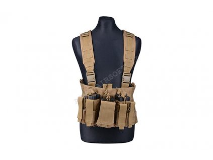 Taktická vesta Chest Rig MOLLE - TAN - GFC