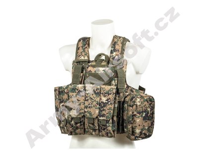 Taktická vesta Black River Digital Woodland - Evolution Airsoft  Airsoft