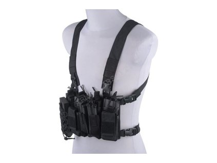 Taktická vesta Fast Chest Rig Black - GFC