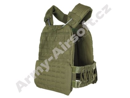 Vesta taktická s odhazováním LASER MOLLE Zelená - MFH  Airsoft