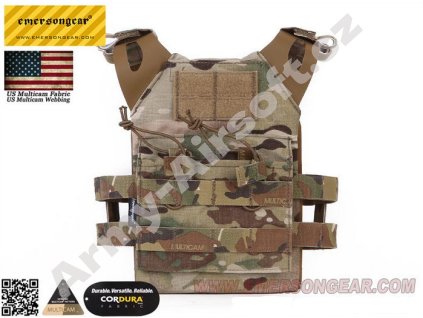 Dětská vesta s imitací plátů Jumper Plate Carrier Multicam - Emerson  Airsoft
