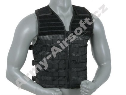Taktická vesta Mesh Černá - ACM  Airsoft