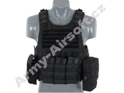 Taktická vesta AAV FSBE v.2 Černá - ACM  Airsoft