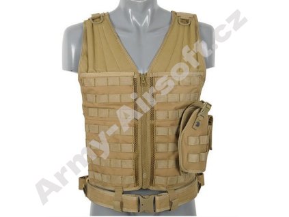Taktická vesta lehká MOLLE Coyote - ACM  Airsoft