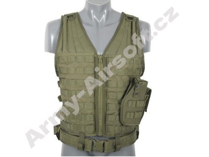 Taktická vesta lehká MOLLE Olive - ACM  Airsoft