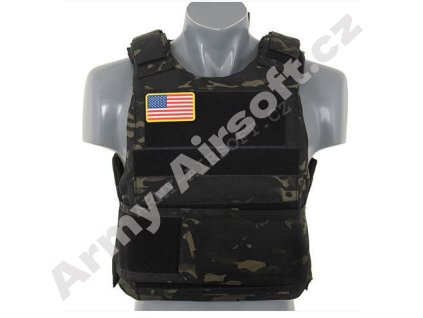 Taktická vesta PT Tactical Body Armor Multicam Black - ACM  Airsoft