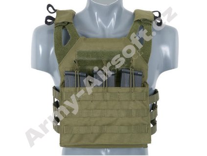 Vesta JPC V2 se SAPI pláty Olive - ACM  Airsoft