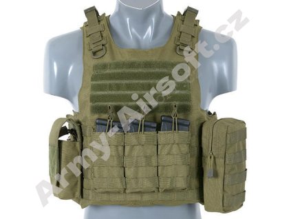 Taktická vesta AAV FSBE v.2 Olive - ACM  Airsoft