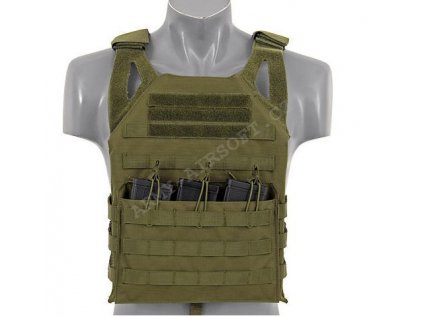 Taktická vesta Jump Plate Carrier V2 velká Olive - ACM  Airsoft
