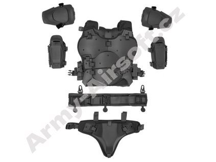 Taktická vesta Armor Suit - Black - ACM  Airsoft
