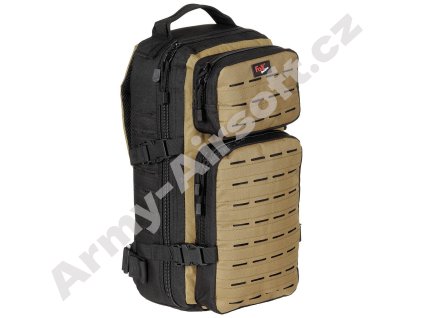 Batoh "Assault-Travel" Laser, černo-pískový - MFH  Army shop