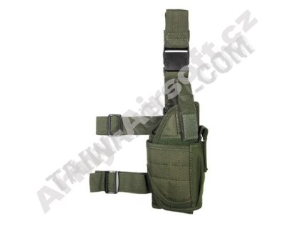 Univerzální pistolové pouzdro Olive stehenní ACM  Airsoft