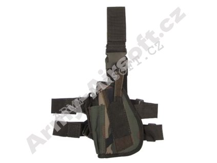 Pistolové pouzdro woodland - levé  Airsoft