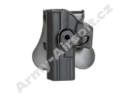 Pouzdro na Glock 17 / 18C levé Černé - Amomax  Airsoft
