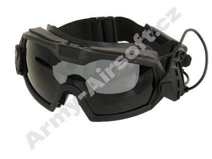 Taktické brýle s ventilátorem mod.2 BK - FMA  airsoft