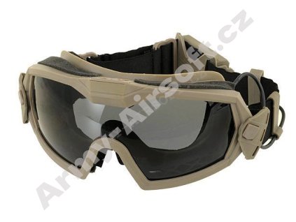 Taktické brýle s ventilátorem mod.2 DE - FMA  airsoft