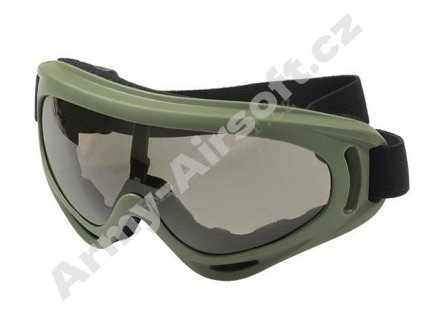 Taktické brýle NV123 v.2 Olive/ Tinted- ACM  airsoft