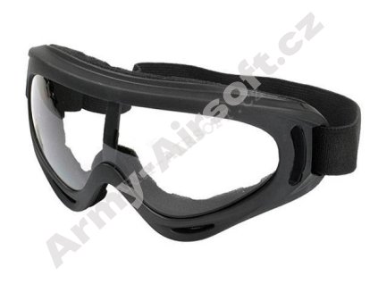 Taktické brýle NV123 v.2 Black/ Clear - ACM  airsoft
