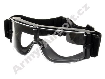 Brýle GX-1000 Anti-Fog Black/ Clear - ACM  airsoft