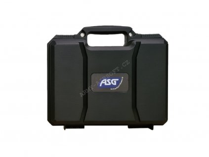 Plastový kufr 31x27x7,5cm Černý - ASG