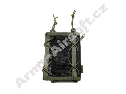 Pouzdro na mapu na předloktí zelené  airsoft