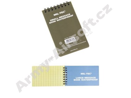 Voděodolný sešit velký - Mil-tec  Army shop