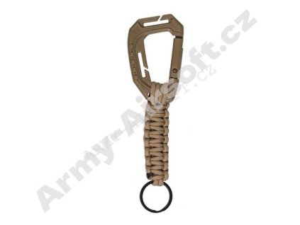 Klíčenka MOLLE s karabinou Písková - Mil-tec  Army shop