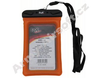 Voděodolný obal na telefon Oranžové - MFH  Army shop