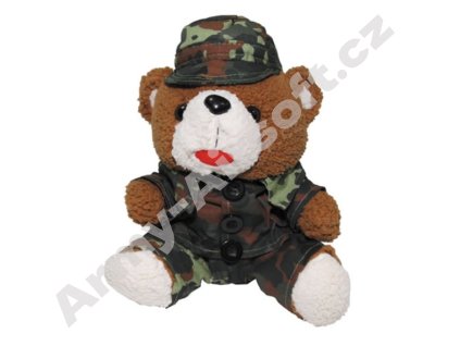 Medvídek plyšový v maskáčích Flecktarn - MFH  Army shop
