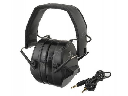 Ochranná sluchátka elektronická M30 Černá - Earmor