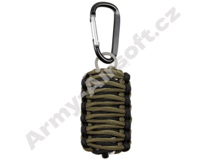 Survival set Paracord Černo - Zelené - MFH  Army shop