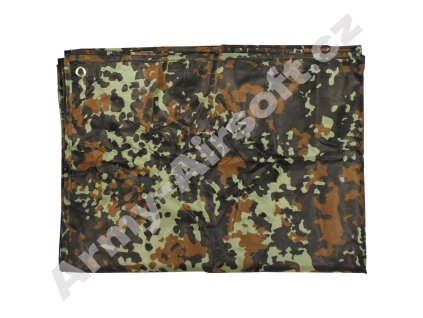 Plachta nepromokavá lehká 3 x 3 m FLECKTARN - MFH  Army shop