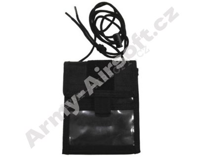 Peněženka na krk Černá - MFH  Army shop