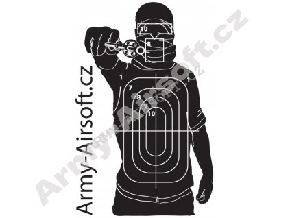 Terč Terorista - Army-Airsoft.cz  Vzduchovky