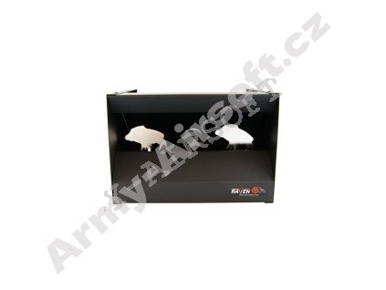 Střelnice Raven dvě prasata magnetická  Vzduchovky