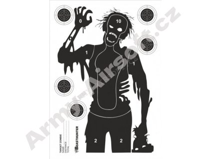 Terč silueta Beast Hunter Zombie  Vzduchovky