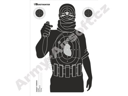 Terč silueta Beast Hunter Terror  Vzduchovky