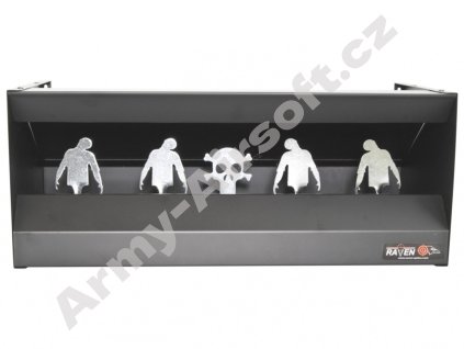 Magnetická střelnice - čtyři zombie - Raven  Vzduchovky