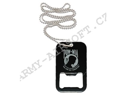 DOG TAG s otvírákem na lahve POW/MIA  Army shop