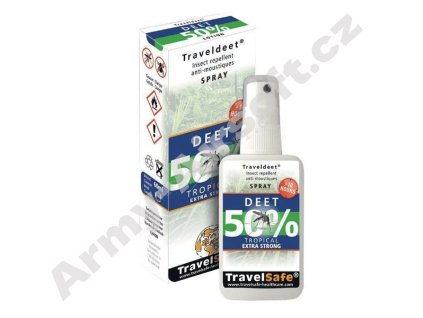 Repelent proti hmyzu 50% DEET Traveldeet  Army shop