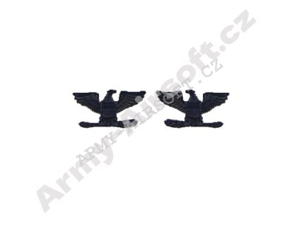 Odznak hodnosti COLONEL SUBDUED ČERNÝ  Army shop