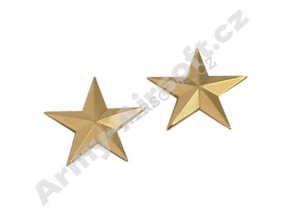 Odznak hodnosti GOLD GENERAL STARS ZLATÝ  Army shop