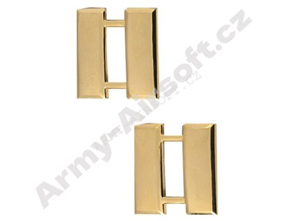 Odznak hodnosti CAPTAIN POLISHED OFFICER ZLATÝ  Army shop
