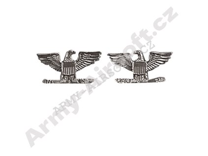 Odznak hodnosti COLONEL POLISHED OFFICER  Army shop