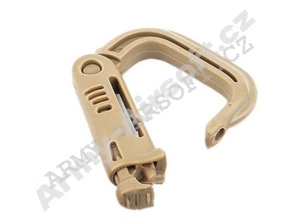 Karabina D-RING 4ks TAN / DE- ACM  Army shop