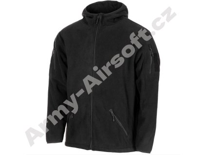 Mikina Tactical Fleece černá - MFH  Maskáče
