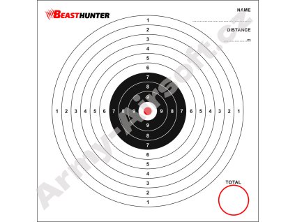 Terče 14x14cm bal.100ks BeastHunter  Airsoft