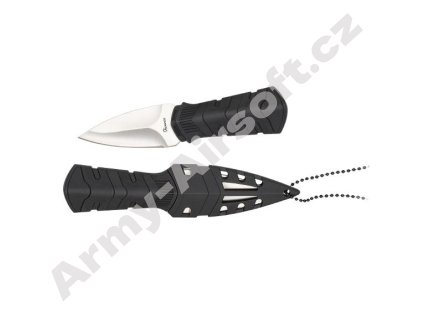 Nůž Arrow s pevnou čepelí a pouzdrem na krk - Albanoix  Army shop