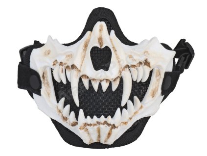 it tactical glory mask with 3d white fangs standard black 01