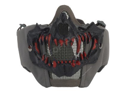 it tactical glory mask with 3d fangs ear protection wg 07